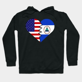 Nicaragua T-Shirt USA Flag Spanish Nicaragua Food Culture Hoodie